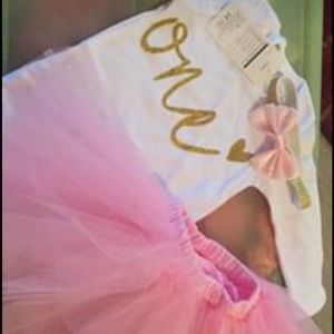 Onesie headband and tutu